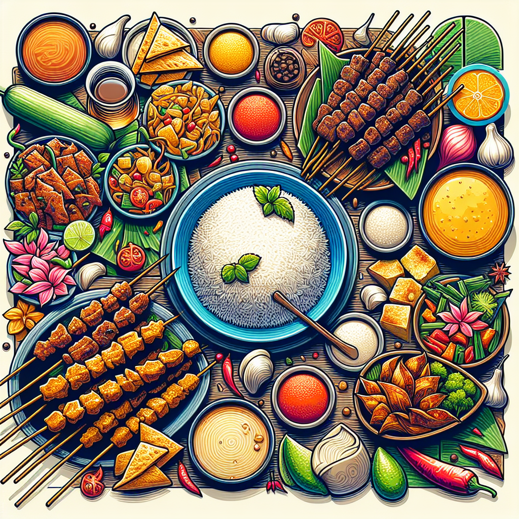 Kelezatan Autentik: Poster Makanan Tradisional Indonesia Menggugah Selera