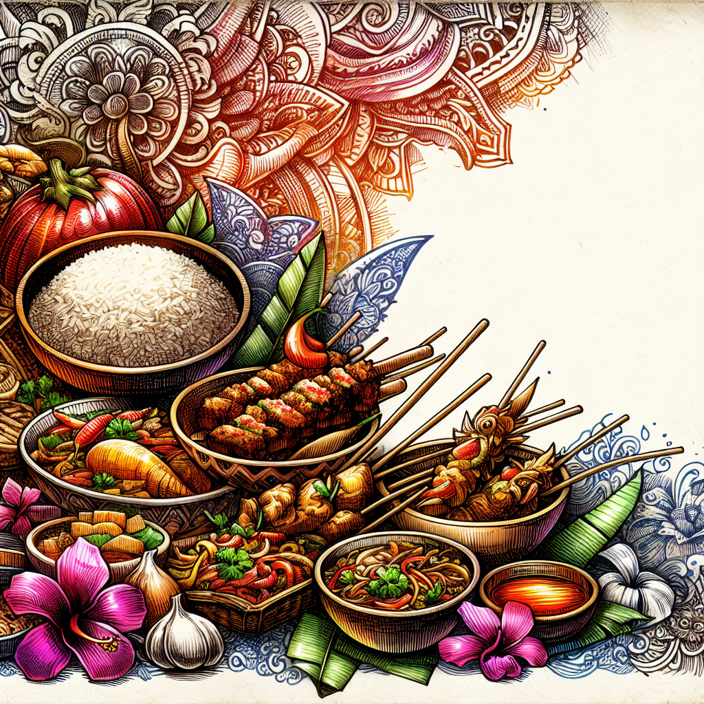 The Beauty of Traditional Indonesian Food Sketches: A Cultural and