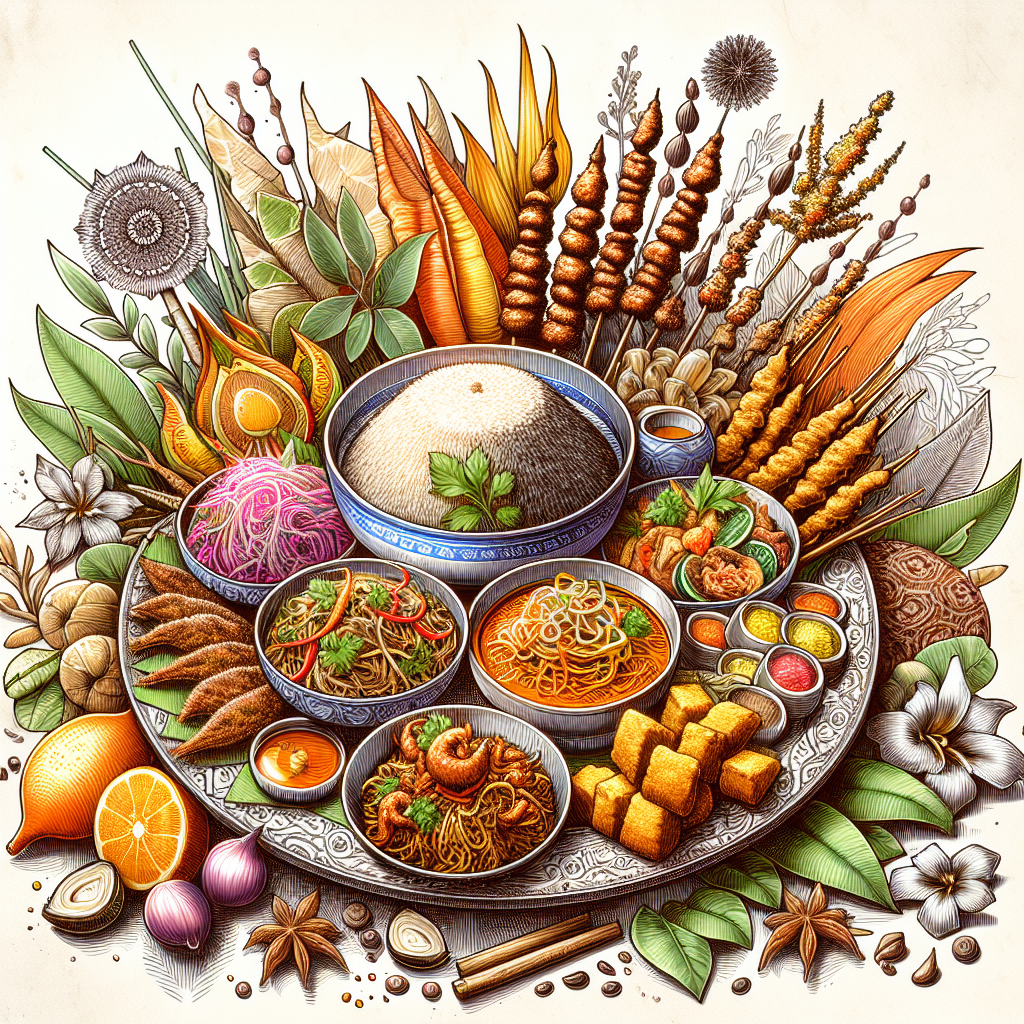 A Culinary Canvas: Exploring the Art of Indonesian Food Sketches